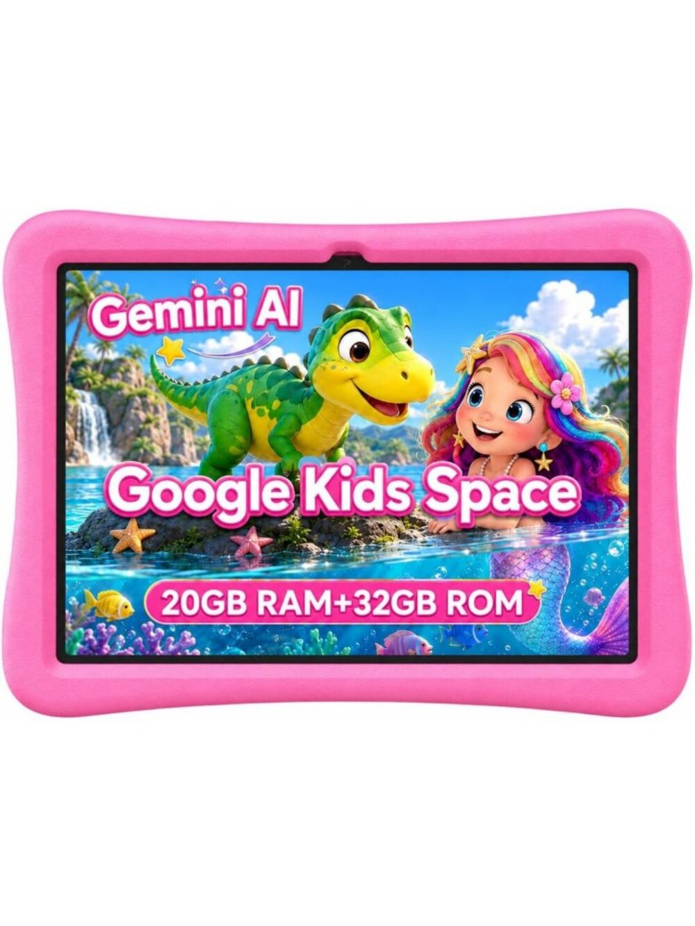 10-Inch Kids Tablet, Android 16, 20GB RAM, 32GB Storage - Fun & Educational!